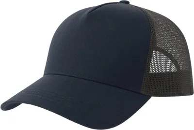 Image de Atlantis - Casquette Trucker "Rapper" Durable AB700 (Taille unique) (Gris foncé/Blanc)