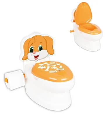 Produktbild von Pilsan Töpfchen Doggy 07562 Toilettenpapierhalter, Musik, Licht, Behälter braun