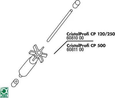 Produktbild von JBL Ersatzteil CP 500 Rotor-Set