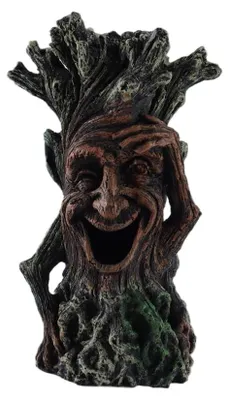 Aquariumdeko Baumstamm aus Harz, 22 cm, mit Höhlen