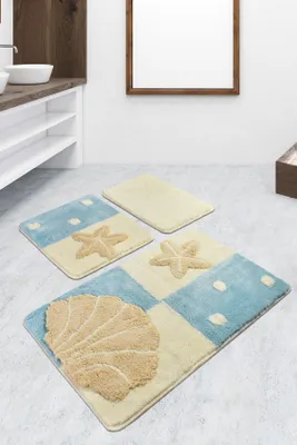 Immagine prodotto di Mijolnir, Deniz- ALS2125, Colorato, Tappetini da bagno, 1450 gr/m², 100% ACRILE