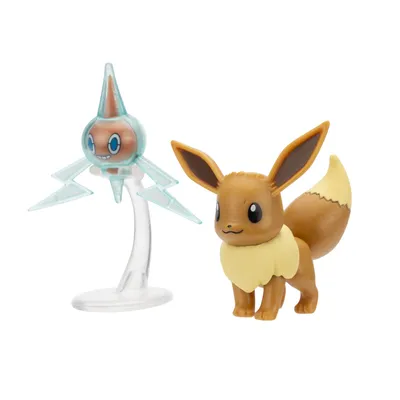 Produktbild von Pokémon Battle Figure Set Figuren 2er-Pack Evoli #4, Rotom 5 cm