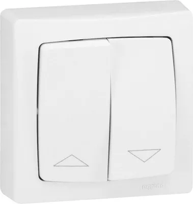 Produktbild von Legrand OTEO Aufputz Jalousieschalter / Rolladenschalter, 086013