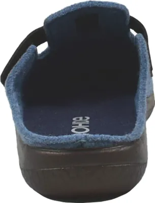 Produktbild von Rohde Damen Pantoffel Hausschuh Wechselfußbett Softfilz Bari 6549, Größe:42 EU, Farbe:Blau