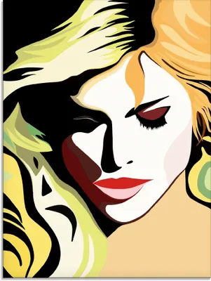 Produktbild von ARTland Glasbild Schöne Frau Größe: 60x80 cm