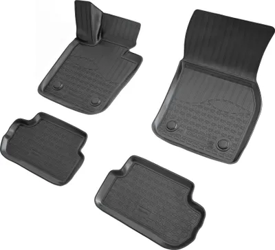 Immagine prodotto di Tappetini in gomma 3D adatti per Mini Cooper Cabrio | F57 | Anno di costruzione 2016-2024 | Perfettamente su misura con bordo