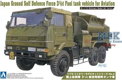 Image de AOSHIMA AO007945 Véhicule citerne de 3,5 tonnes pour l'aviation de la JGSDF