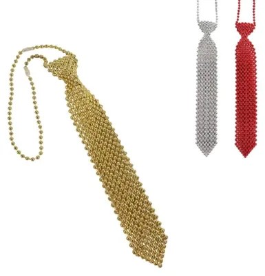 Productafbeelding van Metallic strikkralen 32 cm 3 assorti