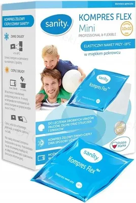 Produktbild von SANITY Flex Mini Warm-Kalt-Gelkompresse 10 x 10 cm