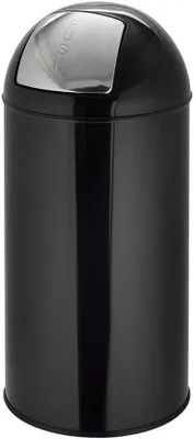 Produktbild von Kleine Mülleimer 35L schwarz mit Pushdeckel