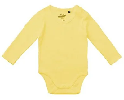 Imagen del producto de Mono para bebé, manga larga, color amarillo ocre, modelo LT5917 (86)