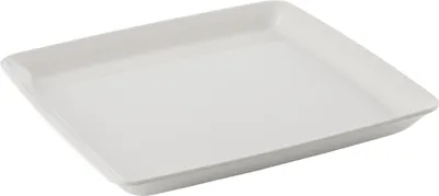 Produktbild von APS Servierteller aus Melamin Weiß BxTxH: 21,5 x 21,5 x 2 cm