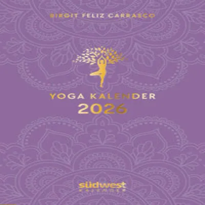 Image de Calendrier de Yoga 2026 - calendrier de poche avec des mantras, des méditations, des affirmations et des histoires de fond - au format pratique de 10,0 x 15,5 cm, avec de nombreuses illustrations et un ruban de lecture