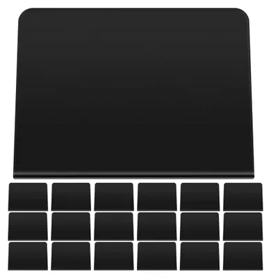 Produktbild von 30 Mini-Tafelschilder für Buffets, Hochzeiten und Bäckereien – doppelseitige, schwarze Mini-Menütafeln (10 x 7,5 cm)