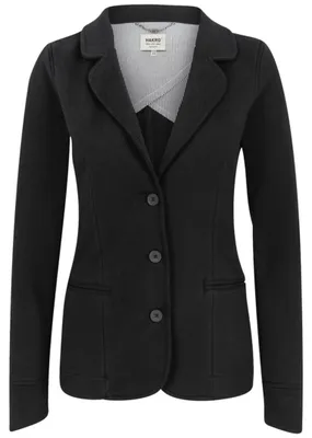 Produktbild von HAKRO Damen Sweatblazer Premium #260 Gr. L schwarz