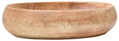 Produktbild von vidaXL Aufsatzwaschbecken Braun Oval 59x40x15 cm Keramik