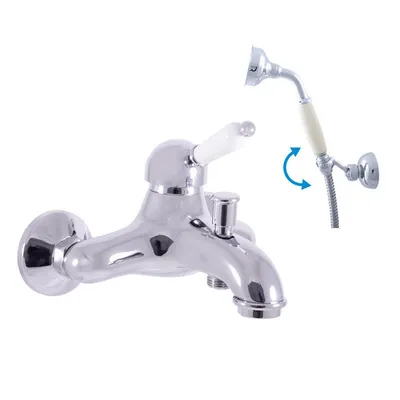Obrázek produktu pro Slezák-RAV Vodovodní baterie vanová Slezák RAV L554.5/2 Barva: chrom, Rozměr: 150 mm
