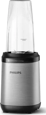 Immagine prodotto di Philips Serie 5000 HR2764/00 frullatore a colonna, frullatore da tavolo, 0,7 l, funzione pulse, tritaghiaccio, 800 W, nero, acciaio inox