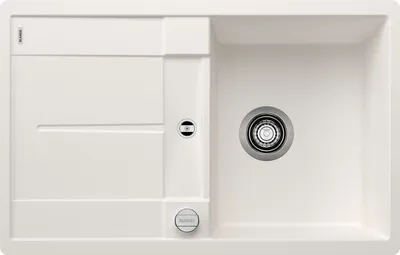 Produktbild von BLANCO METRA 45 S-F flächenbündige Spüle / SILGRANIT / weiß / reversibel / Excenter - inkl.