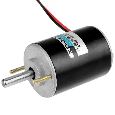 Zdjęcie produktu dla XD-3420 30W silnik prądu stałego z magnesami trwałymi o wysokiej prędkości CW/CCW (24V 7000 obr./min)