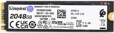 Immagine prodotto di Kingston KC3000 PCIe 4.0 NVMe M.2 SSD da 2 TB ad alte prestazioni di archiviazione