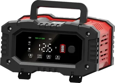 Obrázek produktu pro Nabíječka baterií, 7stupňové nabíjení, automatická ochrana, 12-24V 20A 10A
