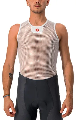 Produktbild von castelli Men's CORE MESH 3 Sleeveless T-Shirt, Weiß, S-M