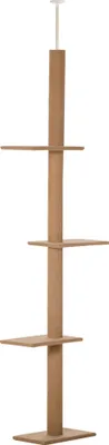 Produktbild von PawHut Katzenbaum Kratzbaum Kletterbaum Höhenverstellbar Spielbaum Hellbraun