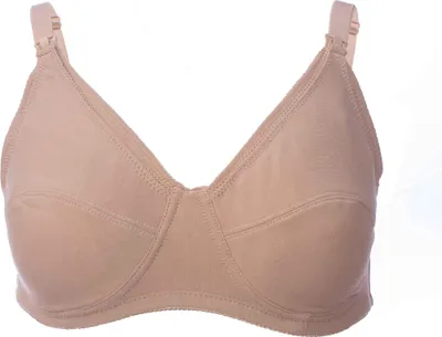 Produktbild von Damen Still BH Umstands-BH Büstenhalter Schwangerschafts BH Clip Beige 85 B