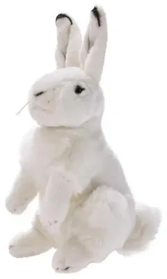 Obrázek produktu pro Sedící bílý zajíc, 25 cm – Beppe