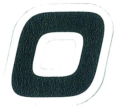 Produktbild von Aufkleber Race Buchstabe oder, Schwarz