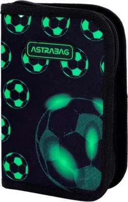 Produktbild von Flip-up-Federmäppchen mit Nachfüllpackung AstraBAG NEO FOOTBALL, AC11, 503024063