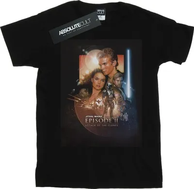 Produktbild von Star Wars - "Episode II" T-Shirt für Herren BI46089 (S) (Schwarz)