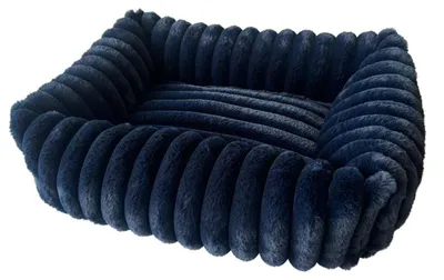 Produktbild von Nobby Hundebett Stripe 105 x 80 cm navyblau