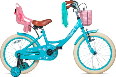 Produktbild von Nogan Butterfly Kinderfahrrad - Mädchenfahrrad - 18 Zoll - Türkis