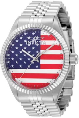 Immagine prodotto di Invicta Specialty 50420 Orologio da Uomo - Movimento al Quarzo - Acciaio Inossidabile con Quadrante Rosso - 43 mm
