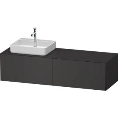 Produktbild von DURAVIT WT4864L58580000 Konsolen-WTU wandh White Tulip 550x13
