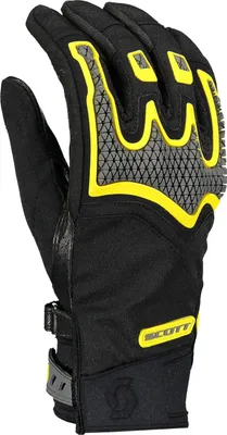 Obrázek produktu pro Scott Unisex rukavice na motorku Dualraid , Black Cyber Yellow - žluté, L