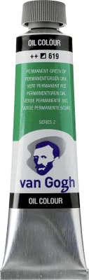 Image de Van Gogh peinture à l'huile tube 40 ml vert foncé permanent 619