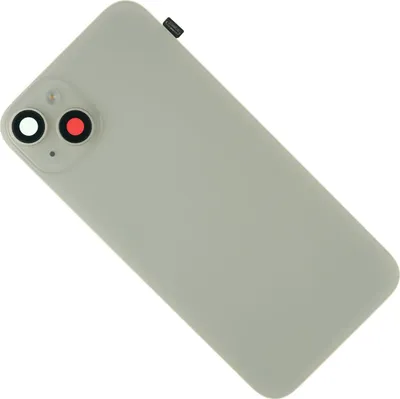Produktbild von Gehäuse Rückseite für iPhone 14 Plus Backcover Rückseite hinten Kameraglas Abdeckung + Ladespule, Weiß