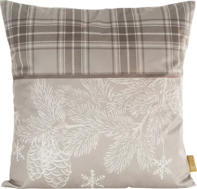 Obrázek produktu pro Eurofirany povlak na polštářek Vánoce béžová 60 cm x 60 cm dekorace