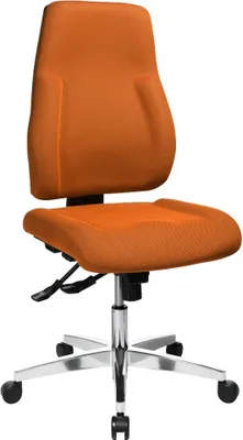 Produktbild von Topstar Bürostuhl Point 91, PI99GBC4 orange, alu Stoff