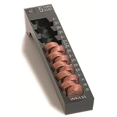 Produktbild von Einzelmünzbehälter Rekord 5 Euro-Cent schwarz