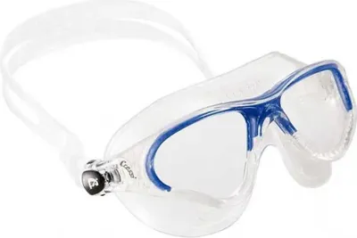 Immagine prodotto di Cressi Cobra Maschera da nuoto trasparente, blu Uomo, donna trasparente, blu Taglia unica
