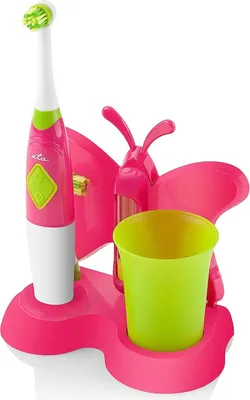 Produktbild von Eta 8590393258833, Kind, Rotierende Zahnbürste, Pink, 4500 Bewegungen pro Minute, Rund, Akku