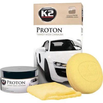 Obrázok produktu pre PROTON Tvrdý karnaubský vosk, 200 g + aplikátor + mikrovlákno