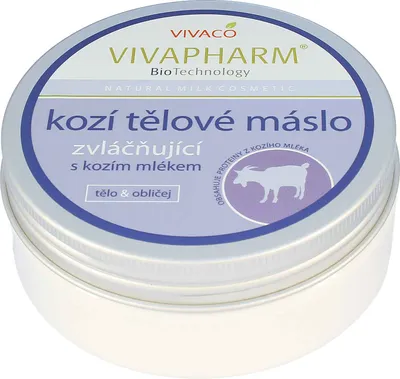 Produktbild von VivaPharm Ziegenmilch Ziegenkörperbutter 200 ml