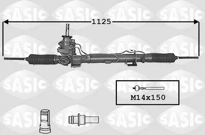 Produktbild von SASIC 7174020 Lenkgetriebe für RENAULT ESPACE IV (JK0/1)