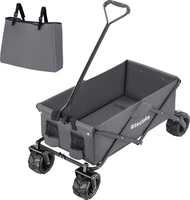 Produktbild von Bollerwagen Heidrun inklusive Tragetasche, Belastbarkeit 80 kg
