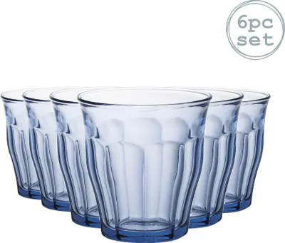 Zdjęcie produktu dla Duralex Picardie szklanka do picia, 250 ml, granatowa, 6 szt